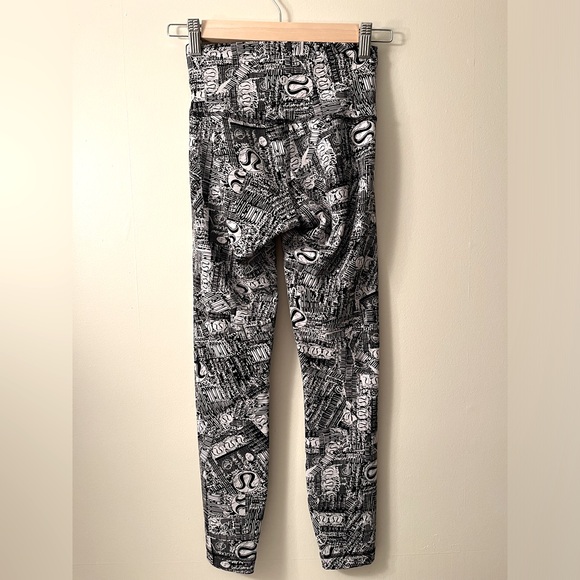 Lululemon Athletica Wunder Train High Rise Tight 25” Tear It Up Alpine - Picture 6 of 9